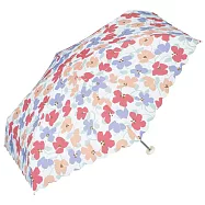 【官方直營】日本Wpc.常春藤北歐感波浪傘簷手動晴雨兩用傘 粉色