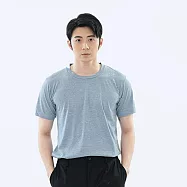 【遊遍天下】MIT男女款吸排抗UV速乾運動圓領衫(GS2011) XL 藍灰