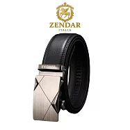 【ZENDAR】台灣總代理 限量2折 頂級小牛皮皮革男用皮帶 全新專櫃展示品 6813M(送禮盒提袋)