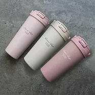 GREEN CUP 芊杯304不鏽鋼陶瓷手提直吸飲兩用保溫杯-850ml-2支