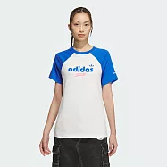 ADIDAS SC GFX S TEE W2 女短袖上衣-JM8006 L 白色