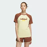 ADIDAS SC GFX S TEE W2 女短袖上衣-JM8007 S 黃色