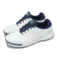 Skechers 高爾夫球鞋 Go Golf Tempo 男鞋 防水鞋面 白 藍 緩震 休閒鞋 214127WNV 26cm WHITE/NAVY