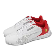 Puma 賽車鞋 Ferrari Drift Car Decima 2.0 男鞋 法拉利 白 紅 皮革 休閒鞋 30839505 26cm WHITE/RED