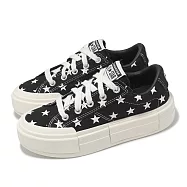 Converse 休閒鞋 Chuck Taylor All Star Cruise 大童 女鞋 厚底 黑 星星 帆布鞋 A15497C 22cm BLACK/WHITE