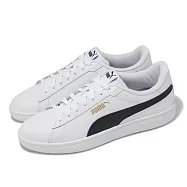 Puma 休閒鞋 Smash 3.0 L 男鞋 女鞋 白 黑 皮革 經典 39098711 23.5cm WHITE/BLACK/GOLD