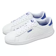 Puma 休閒鞋 Smash 3.0 L 男鞋 女鞋 白 藍 皮革 經典 39098724 23.5cm WHITE/VIVID BLUE