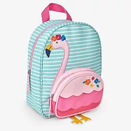 英國 JoJo Maman BeBe 幼稚園/大童防潑水後背包 學生包 旅行包 火烈鳥