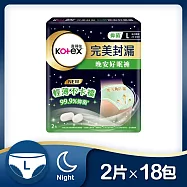 靠得住 褲型衛生棉 L -抑菌好眠褲 2片x16包