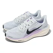 Nike 慢跑鞋 Wmns Air Zoom Pegasus 41 女鞋 灰 紫 小飛馬 氣墊 路跑 反光 FD2723-004 24.5cm PURE PLATINUM/BLACK