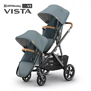 【UPPAbaby】VISTA V3王者之尊旗鑑推車-雙人推車 星辰藍 DIL