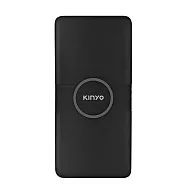 【KINYO】福利品 15000mAh 雙孔輸出 無線充電行動電源(行充 充電寶 隨身行動充/KPB-1800) 黑色