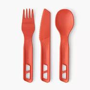 【澳洲 Sea to Summit】Passage 組合餐具3件組-刀叉匙 橘