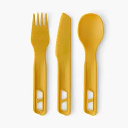 【澳洲 Sea to Summit】Passage 組合餐具3件組-刀叉匙 黃