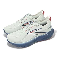 Brooks 慢跑鞋 Glycerin 22 男鞋 灰 藍 甘油系列22代 氮氣中底 緩衝 運動鞋 1104451D404 28cm GREY/NAVY