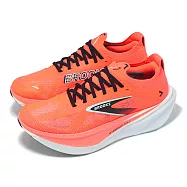 Brooks 競速跑鞋 Hyperion Max 3 男鞋 橘 黑 回彈 厚底 運動鞋 1104671D670 27cm ORANGE/BLACK