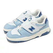 New Balance NB 童鞋 550 鉻藍 石英灰 中童 小朋友 休閒鞋 復古 魔鬼氈 NB PHB550KE-M 18.5cm BLUE/WHITE