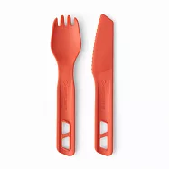 【澳洲 Sea to Summit】Passage 組合餐具2件組-刀/湯叉- 橘