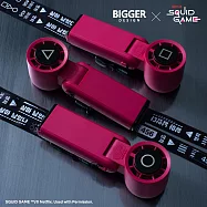 【BIGGER】魷魚遊戲 COCOLD冰感摺疊製冷風扇(附掛繩+吊飾盲袋) 方形守衛