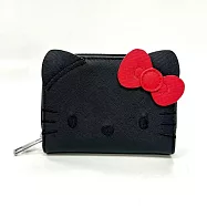 【Sleepyville Critters 酷樂村】- Hello Kitty x 酷樂村 聯名短夾 黑色版