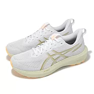 Asics 慢跑鞋 GT-1000 14 男鞋 白 米 支撐 運動鞋 亞瑟士 1011C077100 26cm WHITE/LEMONGRASS