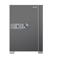 PHILIPS 飛利浦 Smart Safes 智能 伸縮 把手 設計 保險櫃 (指紋/密碼 /機械鑰匙) /台 SBX202-6C-玄日灰