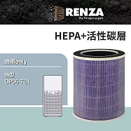 適用 only OP06-T01 極速淨化 9-13坪 變頻1級空氣清淨機 HEPA+活性碳 濾網 濾芯 濾心