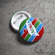 《桐鹿》茄芷風格 胸章/徽章2入_ 愛台灣