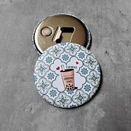 《桐鹿》海棠台灣 磁鐵開瓶器2入_ 珍珠奶茶