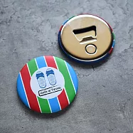 《桐鹿》茄芷風格 磁鐵開瓶器2入_ 藍白拖