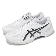 Asics 羽球鞋 Court Hunter FF 男鞋 女鞋 白 黑 室內運動 羽排鞋 亞瑟士 1071A111101 27cm WHITE/BLACK