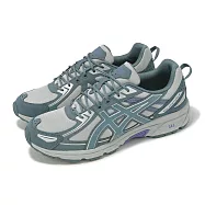 Asics 休閒鞋 GEL-Venture 6 男鞋 灰 藍 緩衝 山系 戶外 越野 復古跑鞋 亞瑟士 1203A438029 30.5cm GREY/BLUE