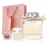 Chloe&rsquo; 同名女性淡香精愛戀香氛組[(75ml)+(5ml)+粉水晶擴香]附提袋-情人節獻禮-公司貨