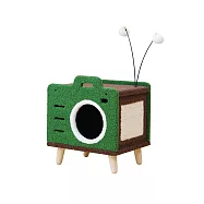 【Petpals】墨綠復古相機貓窩(貓跳台/貓窩/貓爬架/貓樹/貓咪跳台/貓抓柱)