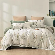 《DUYAN 竹漾》台灣製 60支萊賽爾天絲雙人加大床包三件組 / 清璃花鈴