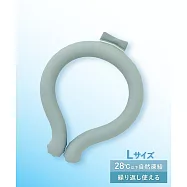 戶外酷暑對策-【日本3COINS】 冰涼降溫神器無印風格降溫脖頸圈 藍綠色