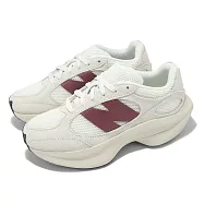 New Balance NB 休閒鞋 WRPD Runner 男鞋 女鞋 海鹽 水洗酒紅 麂皮 復古 厚底 NB 紐巴倫 UWRPDWHE-D 22.5cm WHITE/RED