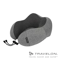 【Travelon 美國防盜包】旅行記憶頸枕TL-13483- 灰