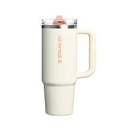STANLEY 防漏吸管隨手杯 0.88L / 杏桃白