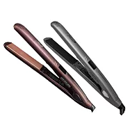 FLORA 芙蘿拉 第二代 陶瓷 專業鈦 面板 6段控溫 國際電壓 沙龍專用 直捲兩用 離子夾 / 支 玫瑰金-寬版4.2cm