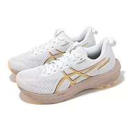 Asics 慢跑鞋 GT-1000 14 女鞋 白 橘 支撐 運動鞋 亞瑟士 1012B859100 26.5cm WHITE/RUBBLE RED