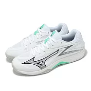 Mizuno 排球鞋 Thunder Blade Z 男鞋 女鞋 白 黑 室內運動 羽排鞋 美津濃 V1GA2370-16 27.5cm WHITE/BLACK