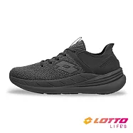 【LOTTO 義大利】男 易瞬穿EZ wear健走鞋- 25.5cm 黑