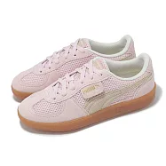 Puma 休閒鞋 Palermo CN Mesh 男鞋 女鞋 粉紅 米 麂皮 復古 德訓鞋 40395401 23cm PINK/BEIGE