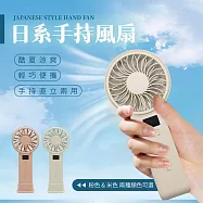 FUGU Beauty 日系手持風扇-粉色 100檔大風量 (手持風扇/USB風扇/手持風扇推薦/可上飛機/小電扇 隨身風扇) 粉色