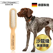 美國克莉絲汀森 經典木柄圓長方針梳(20mm)