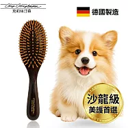 美國克莉絲汀森 大型木柄橢圓舒緩木針梳(20mm)