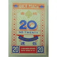 超級金桃 迷你撲克牌 24打 / 箱 No.20 紅