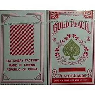 【金桃】迷你撲克牌 24打 /箱 4009 紅