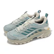 Merrell 戶外鞋 Moab Speed 2 GTX 女鞋 藍 米 防水 黃金大底 郊山 登山鞋 ML038812 25.5cm CALCITE
